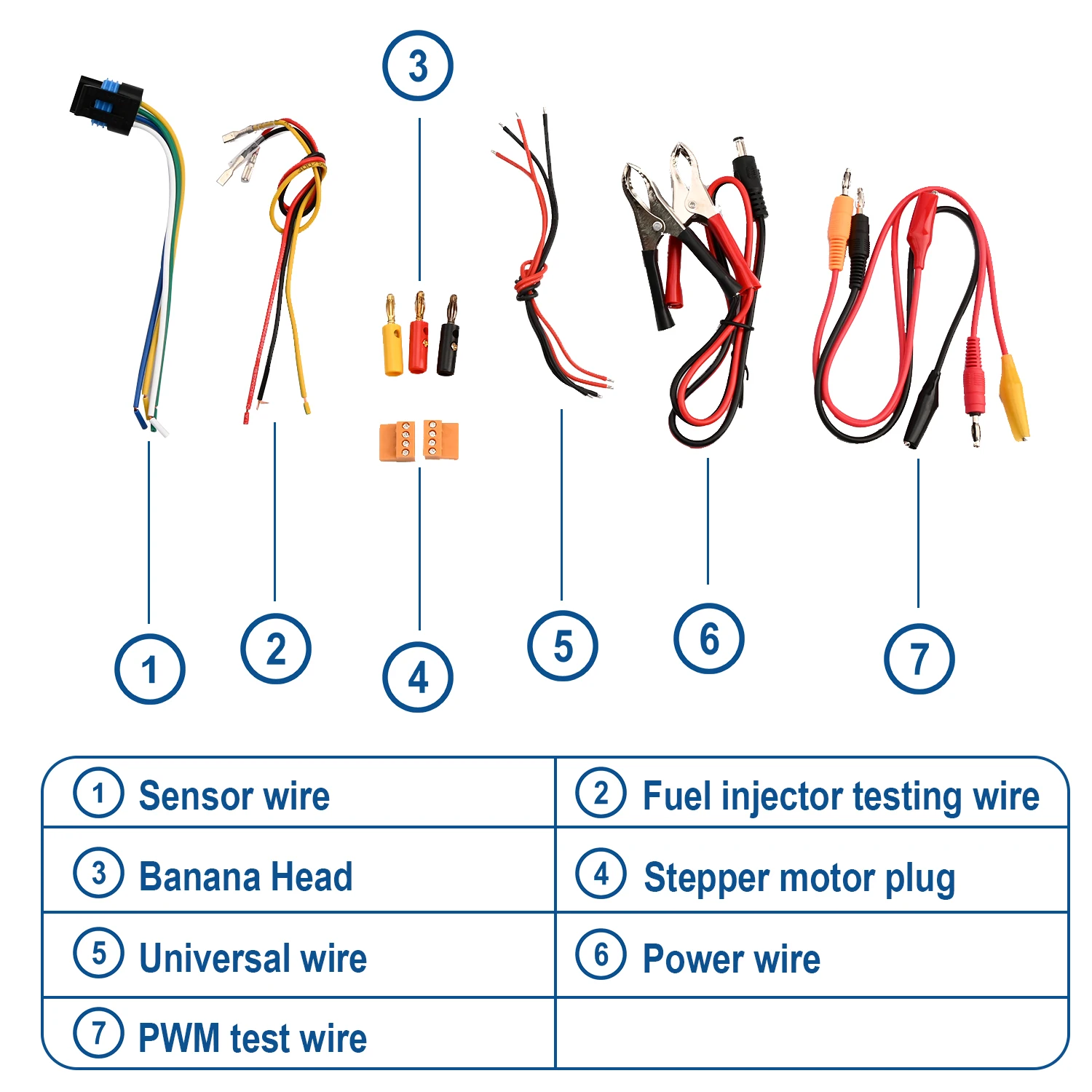 2025 NEW Auto Ignition Coil & Injector Tester – Solenoid Valve, Idling Stepper Motor, and Drive Simulator Diagnostic Tool 6