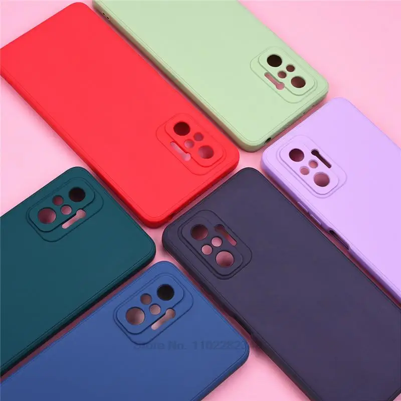 For Xiaomi Redmi Note 10 Pro Case Redmi Note 10 Pro Max Silicon Case
