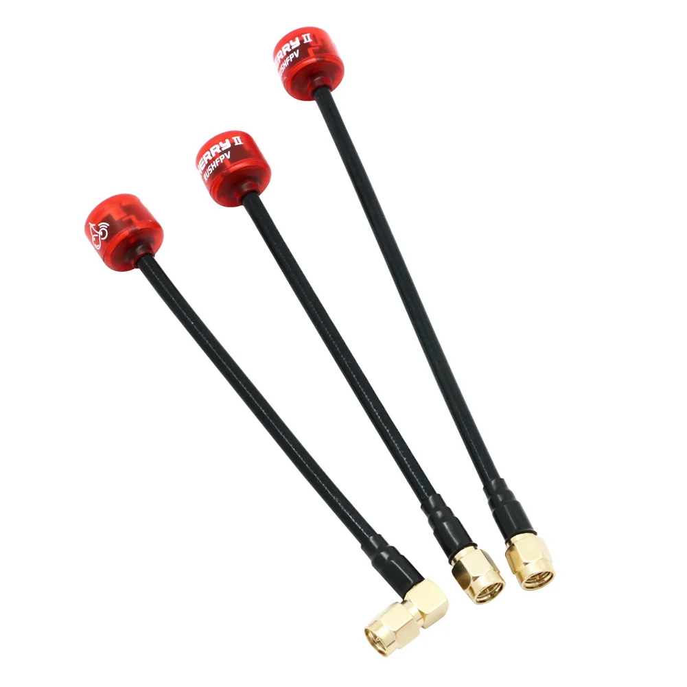 1pcs RUSHFPV CherryII Generation 5.8Ghz 1.8dbi LHCP/RHCP Long Range FPV Antenna MMCX/ SMA/ UFL/ SMAULTRA Plug For FPV Drone