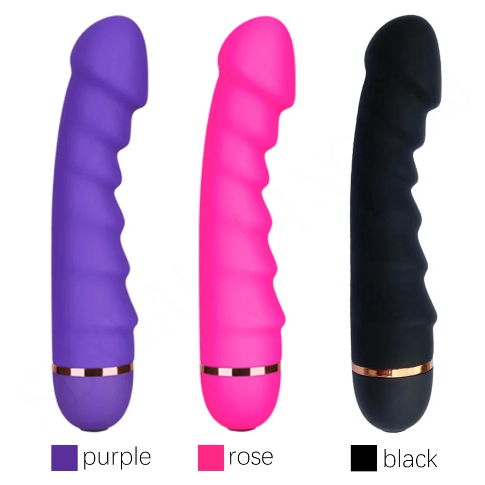 Realistic Rabbit Vibrator Silicone G-spot Clitoral Stimulator_voghion.com