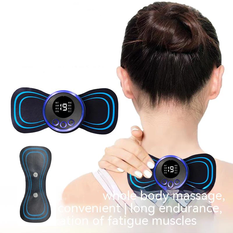 Mini Cervical Massager, 6 Modes Adjustable Frequency Massager, Portable  Neck and Back Massager, Relaxation Gifts for Men, Women (2PC) 