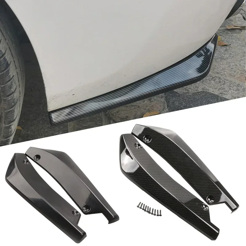 Universal Rear Bumper Protector Diffuser Spoiler Splitter