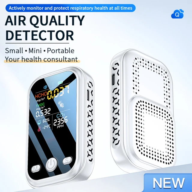 Portable Air Quality Monitor Carbon Dioxide Detector 17