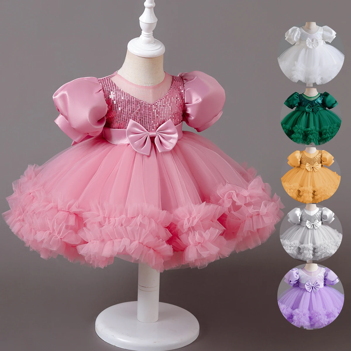 february birthday dress tzfia- bow birthday dress EXPRESS  Cora and Violet