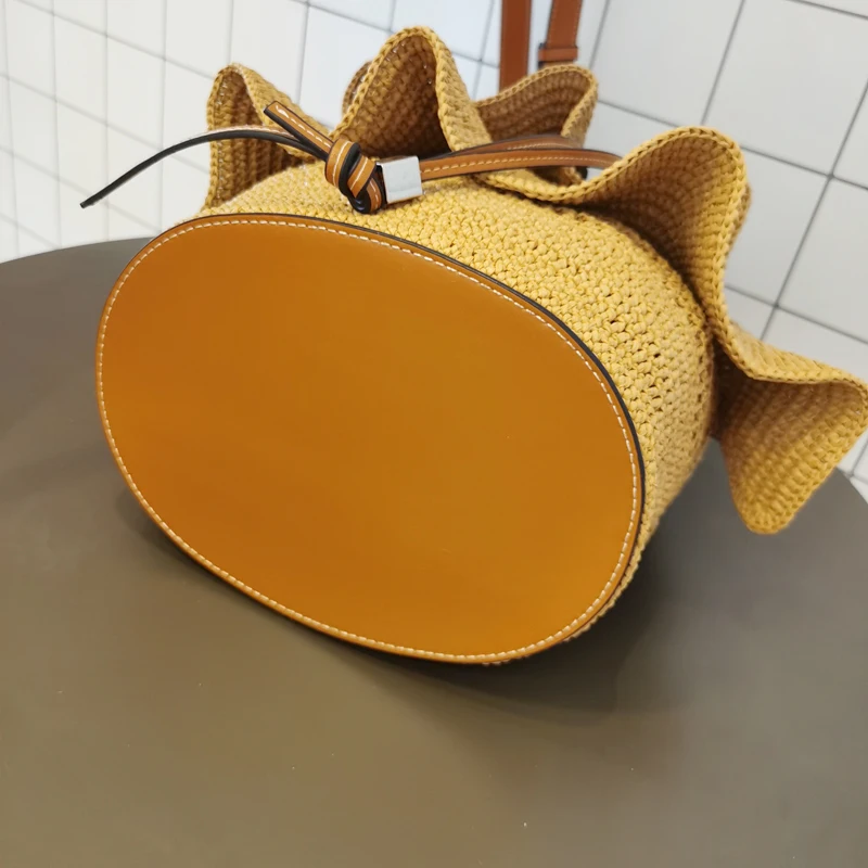 DIY Leather Shoulder Bag Making Kit Shoulder Bucket Bag Making Set for Purse DIY Making Handmade Stitch Bag Making Materials