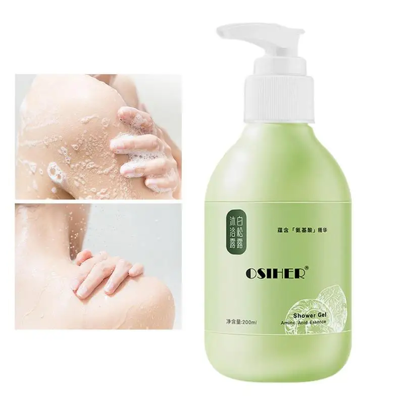 200ml White Truffle Shower Gel Amino Acid Body Washes Moisturizing Women Body Wash Nourishing White Truffle Bath Wash