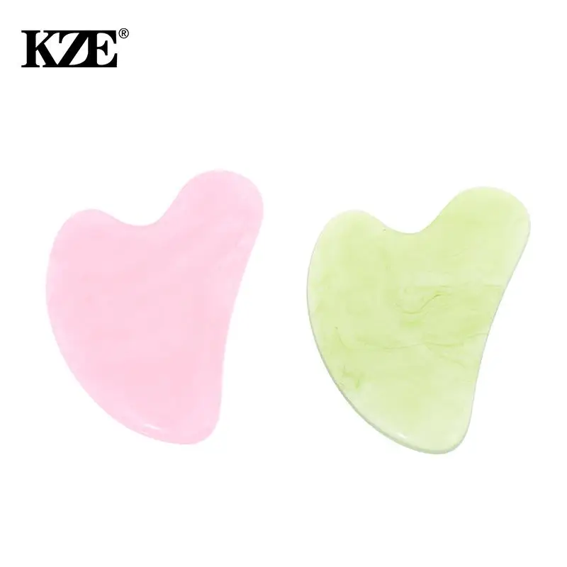 

Natural Resin Guasha Scraper Board Face Massager Head Back Shoulder Arm Leg Scraper Gouache Guasha Massage Tool
