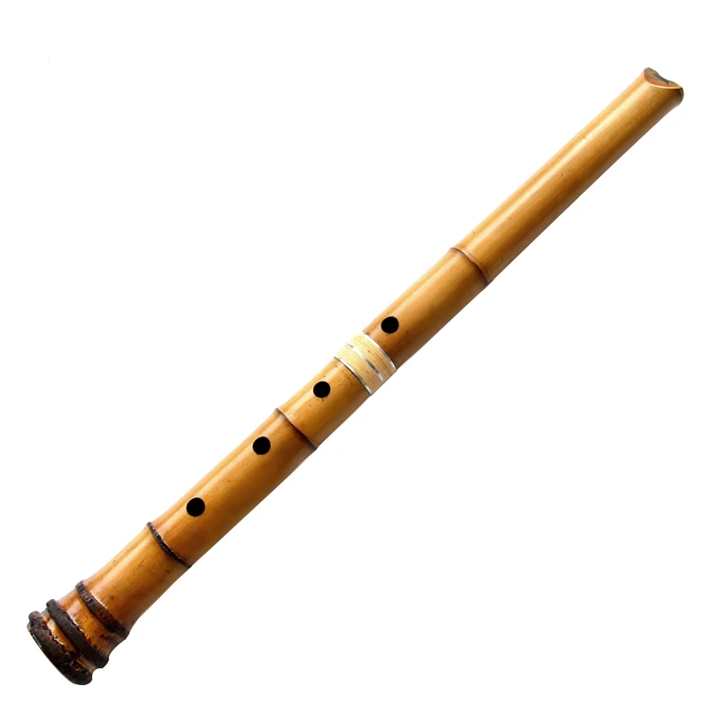 Japanese Shakuhachi End-Blown Flute Root End Professional Bamboo Flute Vertical 5 Holes Musical Instrument