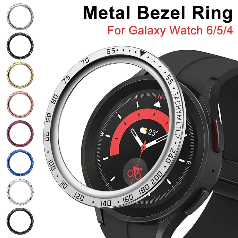 Sleek Rotating Metal Bezel Ring with Time Scale Protective Cover
