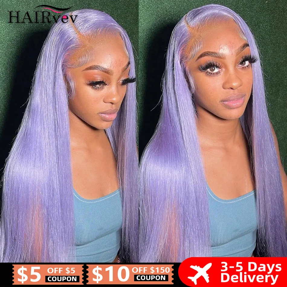 Light Purple Lace Front Wig 20-24 inches!! Light Purple Synthetic Lace Front Wig WT213 – Weekendwigs main image 4