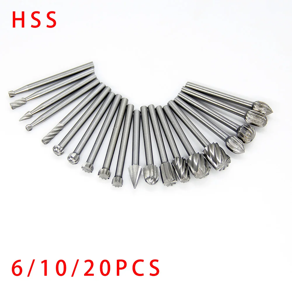 Dremel Drill Bits Set, 20 Pcs HSS Rotary Tool Bits For Wood, Stone & Metal Carving, Tungsten Carbide Drill Bit Router, Machinist Drill Bit Set:Home & Garden