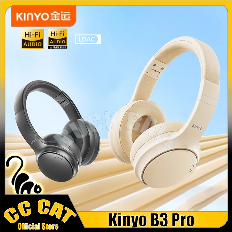 

Kinyo B3pro Gamer Headphones ANC Wireless Bluetooth Earphone Over Ear Low Delay Earbuds Long Endurance Noise Reduction Earphones
