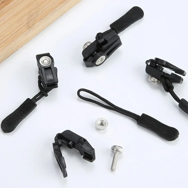 Universal Quick Zipper Repair and Replacement Kit Durable Fixed Zipper Sliding Teeth Rescue Screw Zipper Head Practical