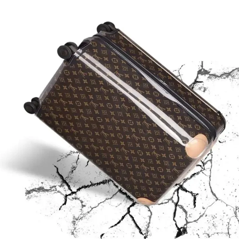 Luggage Cover for 50CM 55CM 70CM Suitcase Dustproof Protecter Transparent Covers Thickness PVC Travel Accessories Custom Clear - 2