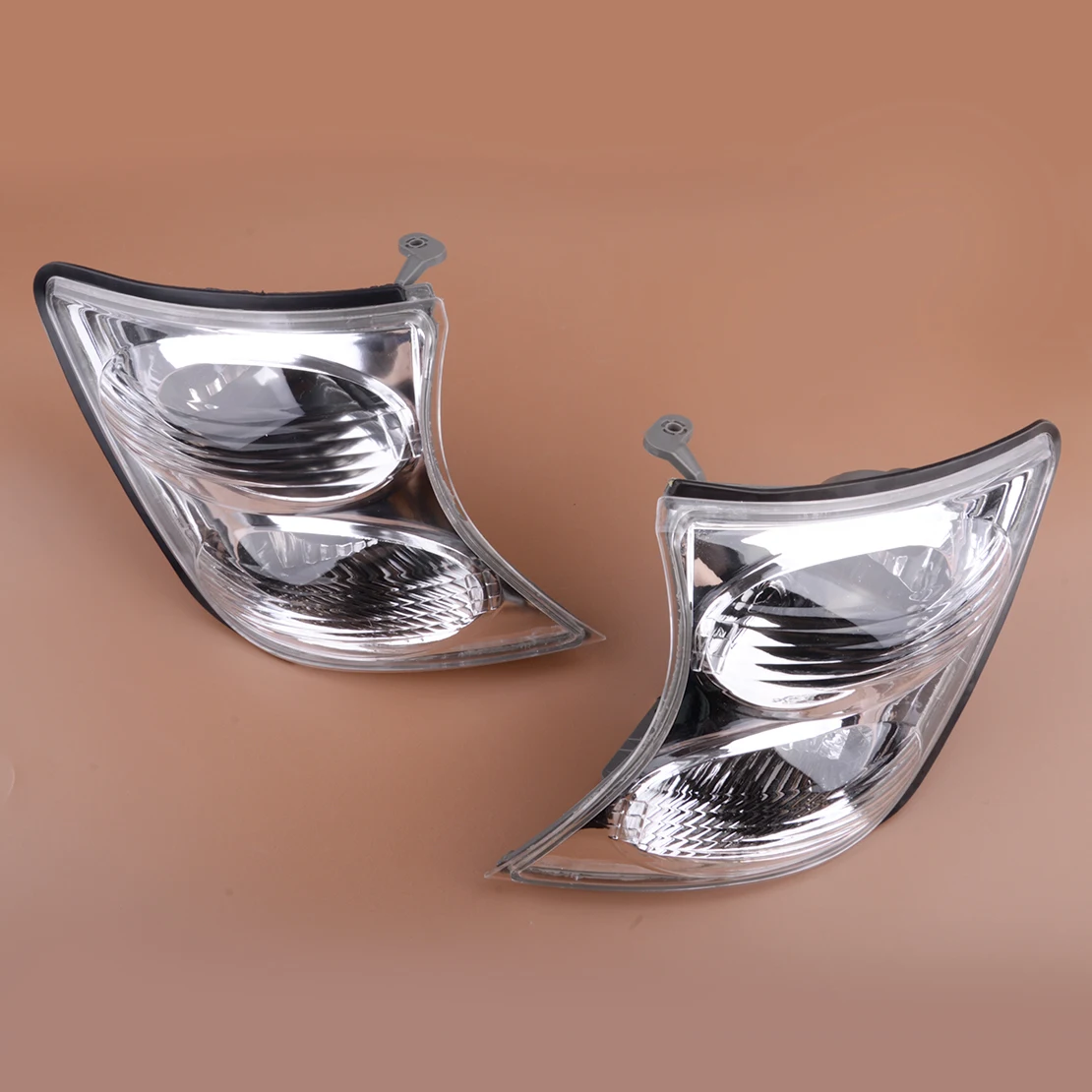 

1 Pair Clear Front Left & Right Indicator Light Corner Lamp Housing Shell Cover Fit for Nissan Patrol Y61 GU Series 1997-2004