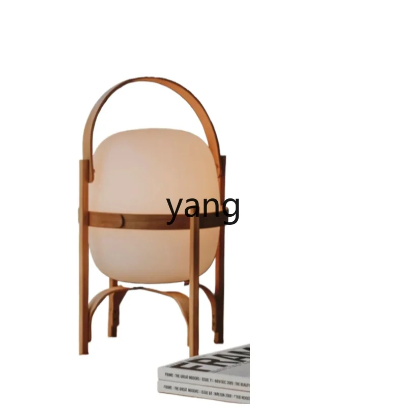 

CX Solid Wood Living Room Floor Bedroom Bedside Study Exhibition Hall Portable Basket Decorative Ornaments
