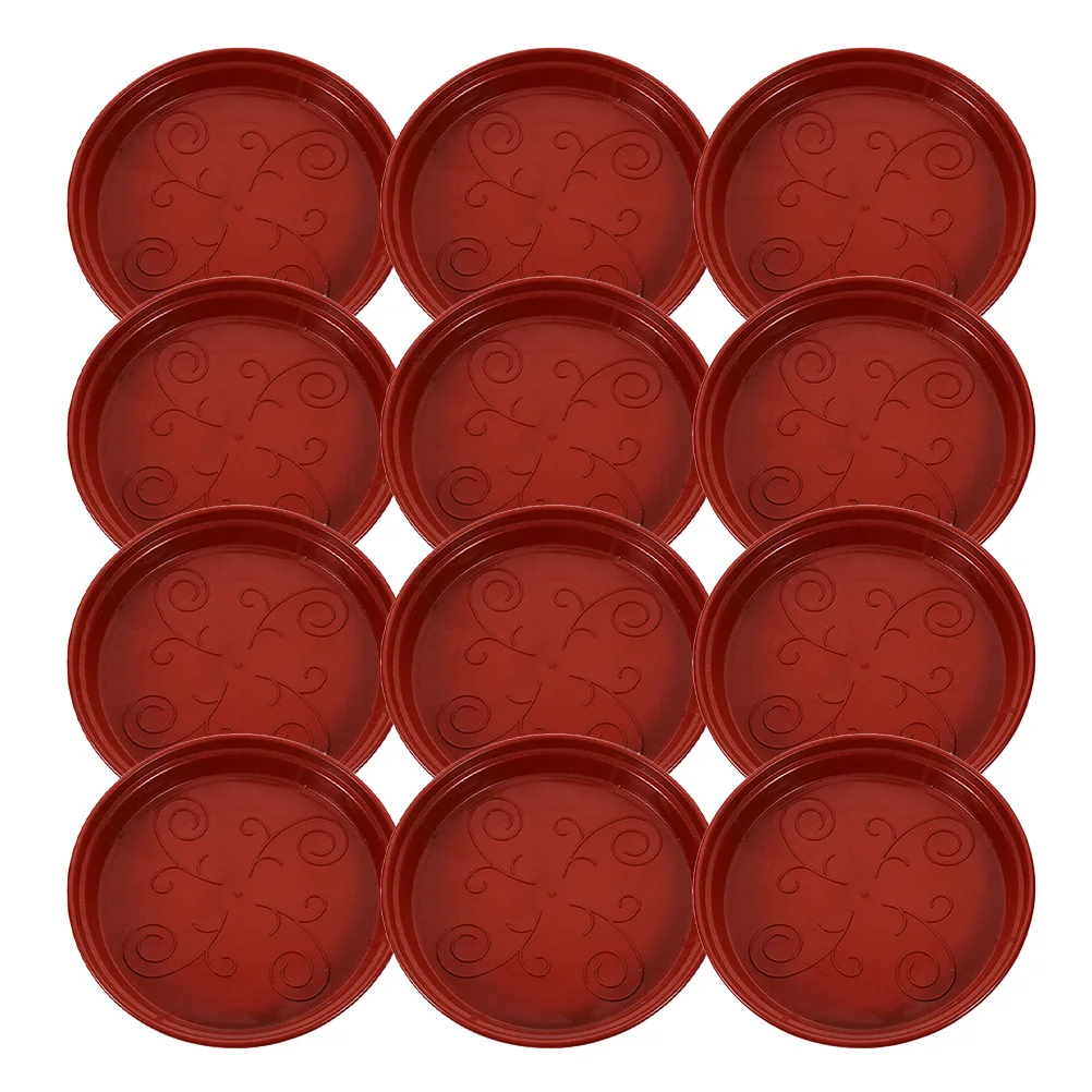 

12 Pcs Indoor Plant Pots Pallet Flower Planter Plates to Catch Water Saucers for Potted Plants Moisture Trays