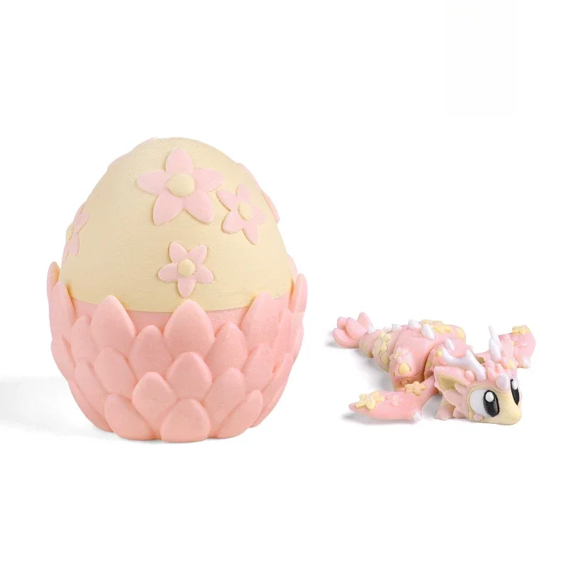3D Printed Cute and Silly Dragon Fruit Food Dragon and Dragon Egg Plastic Ornaments, Desktop Decoration Sculptures, Holiday Gift