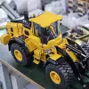 1/14 MTM E260L RC Hydraulic Wheeled Loader Metal Remote Control Construction Vehicles AT9S Light Sound System RC Toys Model Gift 6