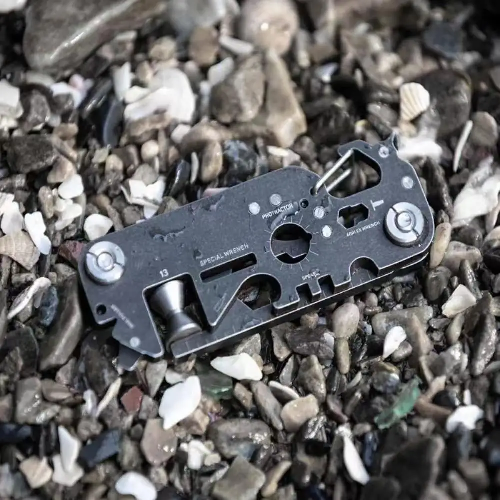 32mm Black Mini Pocket Tool Knife Multifunctional Outdoor  Folding Army Knives military survival knife 30 In 1  Basic Functions