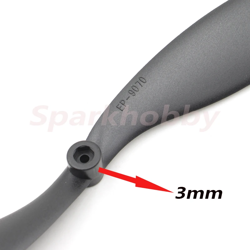 10pcs/lot Hao ye EP-5045/6030/7060/8043/8060/9047/9070/1047/1147 3mm Hole High-efficiency Slow Speed Paddle For RC Airplane Part 3
