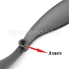 10pcs/lot Hao ye EP-5045/6030/7060/8043/8060/9047/9070/1047/1147 3mm Hole High-efficiency Slow Speed Paddle For RC Airplane Part 3