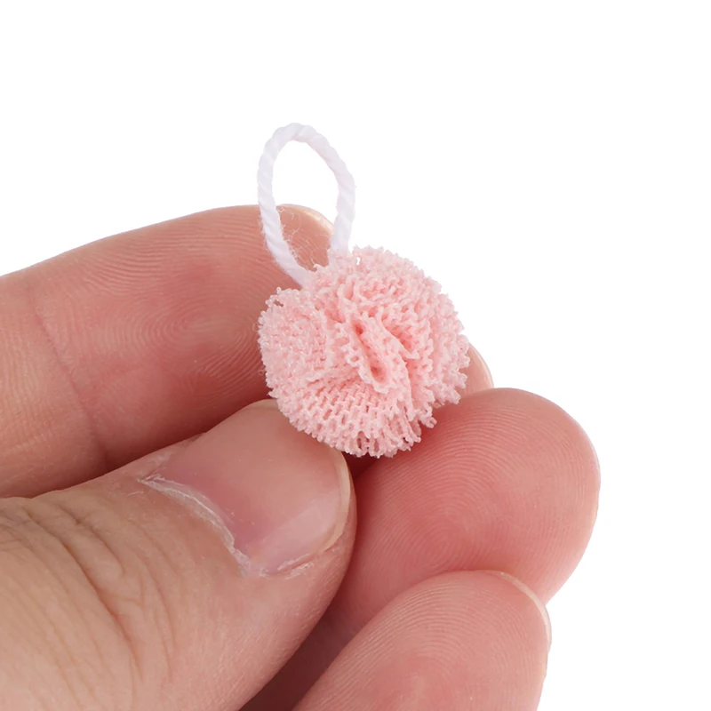 1/3/4/5Pcs 1:12 Dollhouse Miniature Furniture mini Colorful Bath Ball Model DIY Accessories Scene Model Doll Accessories