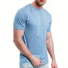100% Merino Wool T shirt Men Base Layer Merino Shirt Wicking Breathable Quick Dry Anti-Odor No-itch Big USA Size 5