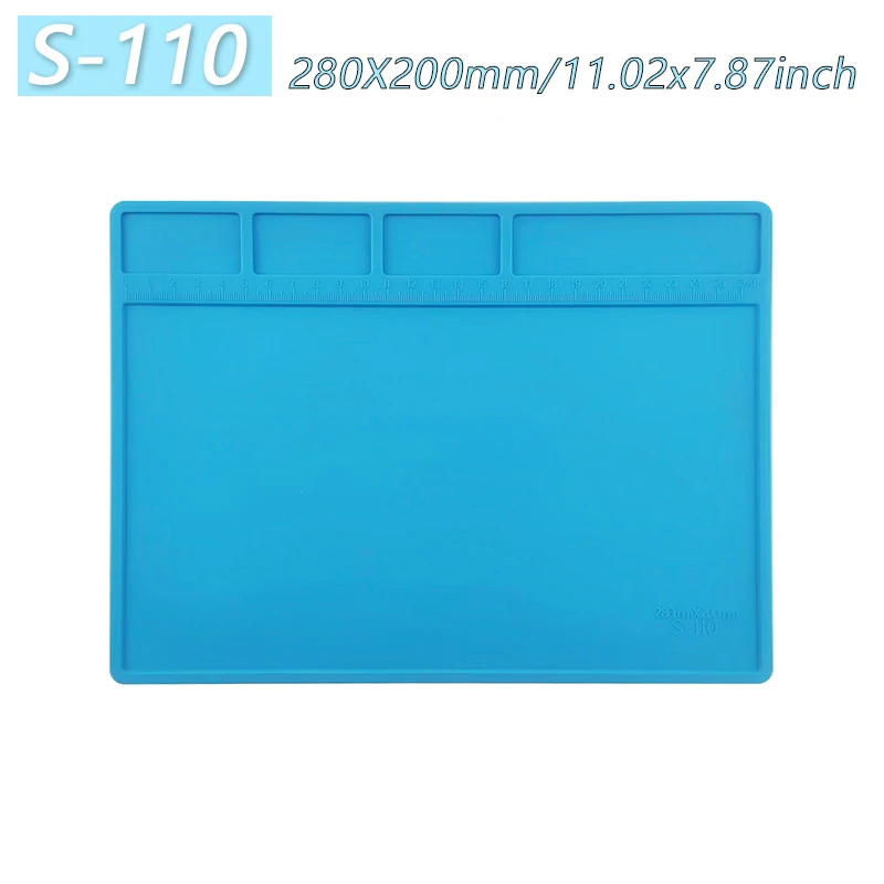 oendergo Tappetino agnetico in silicone, resistente al calore a 500