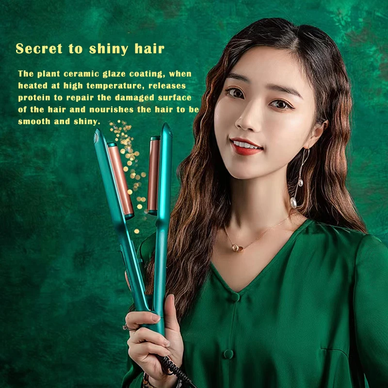 Description Picture 5 of itemProfessional LCD Hair Curler Adjustment Temperature Hair Curl Irons Curling Wand Roller Flat Iron Hair Styling Tools