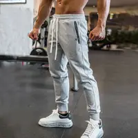 Men Breathable Moisture-Wicking Loose Muscle Training Fitness Jogging Gym Basketball Hiking Running AnkleCuffed Sportswear Pants 1