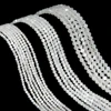Natural White Moonlight Stone Faceted Round Beads 2mm,3mm,4mm，Fine Jewelry Making, DIY Bracelet And Necklace 2