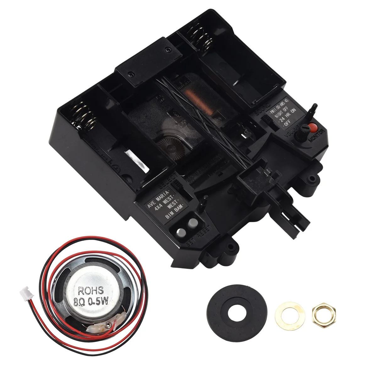 Newest Pendulum Clock Movement Music Box Silent Sweep Quartz Mechanism Wall Clock Replacement Part