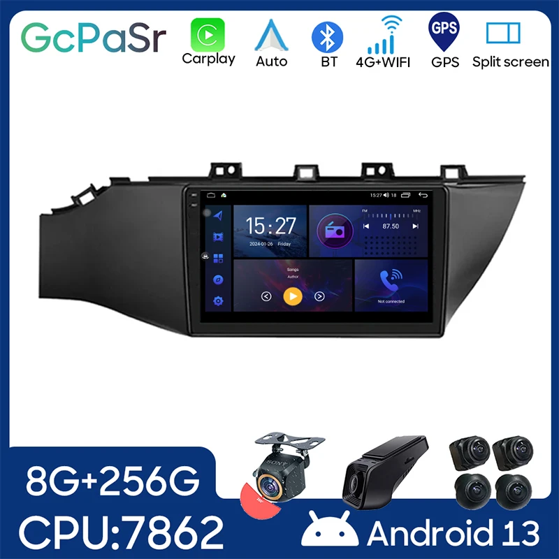 

Android Auto For KIA RIO 3 K2 2010 - 2020 Car Radio Multimedia Video Player GPS Navigation Carplay BT QLED 5G WIFI NO 2din DVD