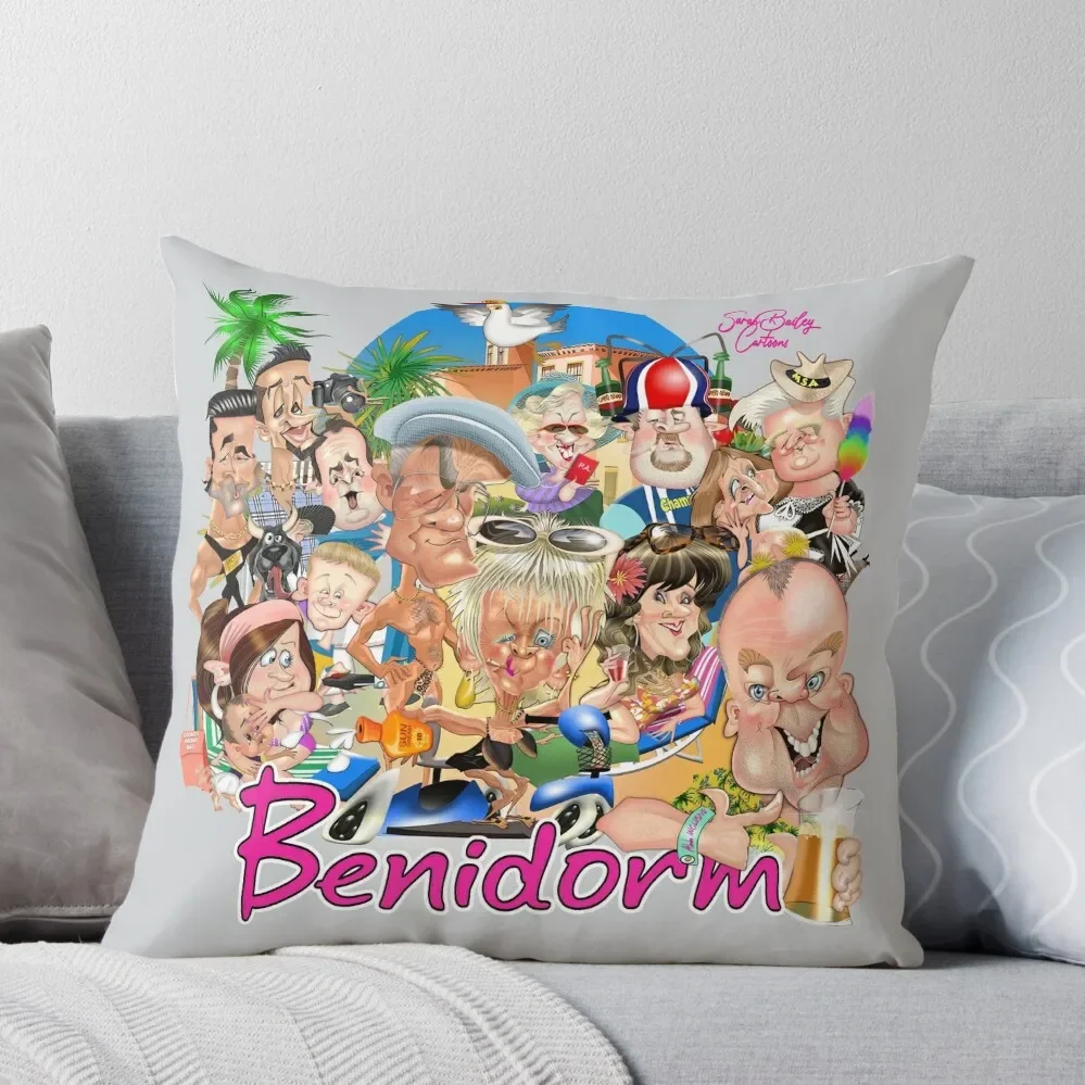 

Benidorm! Throw Pillow Decorative pillowcase Sofa Cushions Cover
