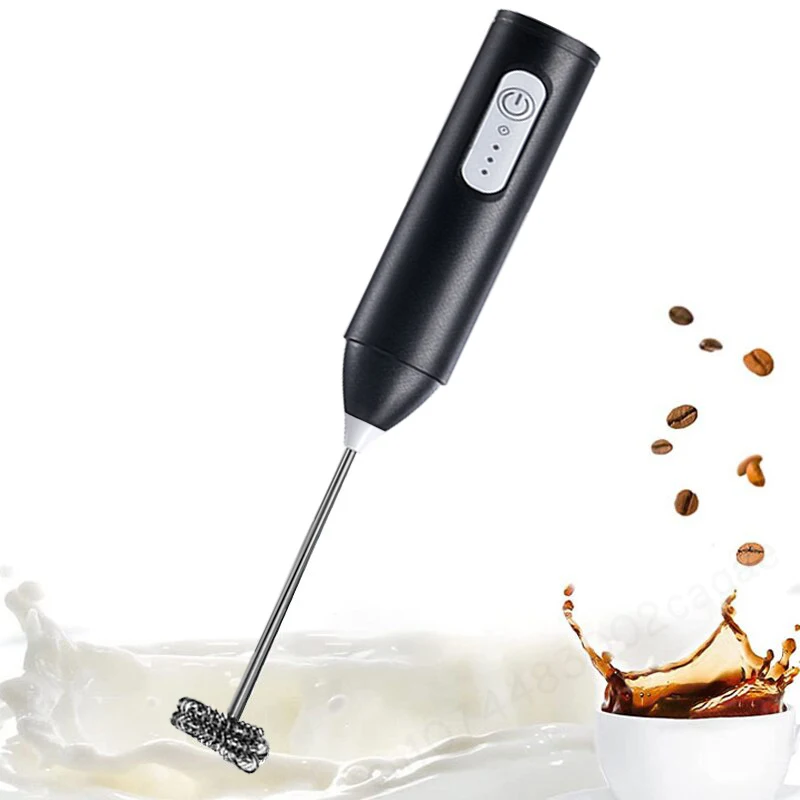 Electric Coffee Milk Foaming Mixer Coffee Creamer Whisk Handheld Egg Beater Froth Mixer Kitchen Automatic Kitchen Whisk Tools