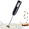 Wireless Milk Frother Electric Type-C Handheld Blender Stainless Steel Mini Coffee Maker Whisk Mixer For Coffee Cappuccino Cream 6