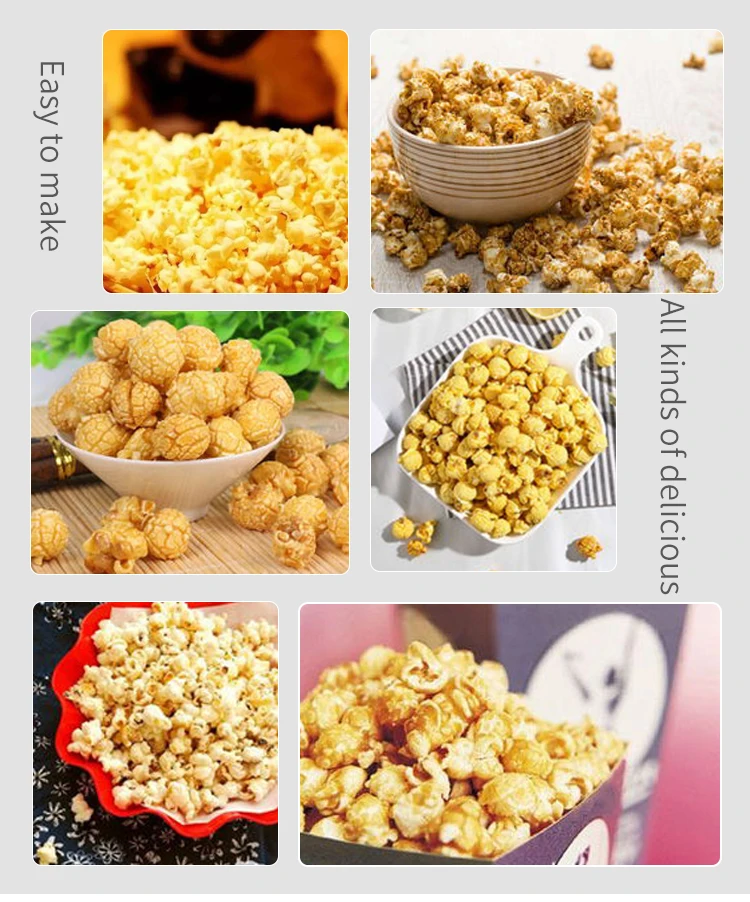 Description Picture 3 of itemPopcorn Machine Ratestainless Steel Hot Sale Professional Electric Popcorn Maker Machine Pop Corn Machinepopcorn Maker Machine