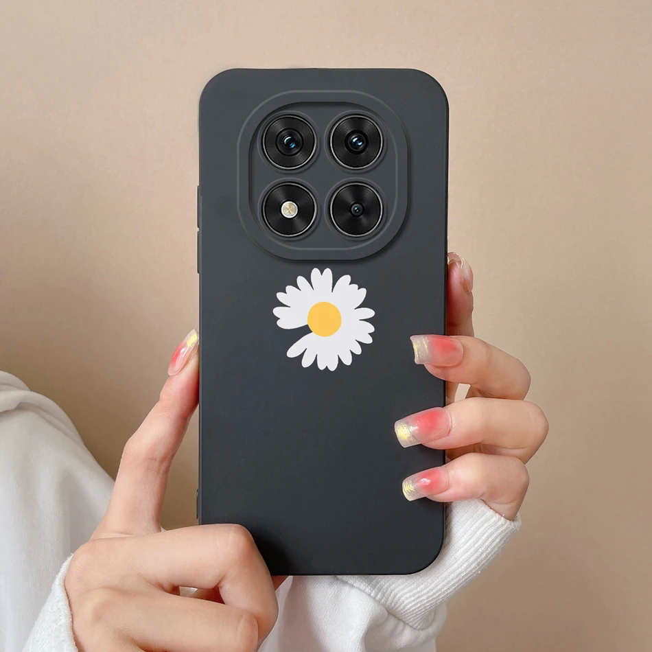 Floral Liquid Silicone Full Protection Phone Case - Elegant and Durable Cover