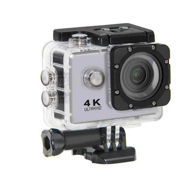 액션 카메라 울트라 HD 4K 30fps 와이파이 2.0 인치 170D 수중 방수 헬멧 영상 녹화 카메라 스포츠 캠