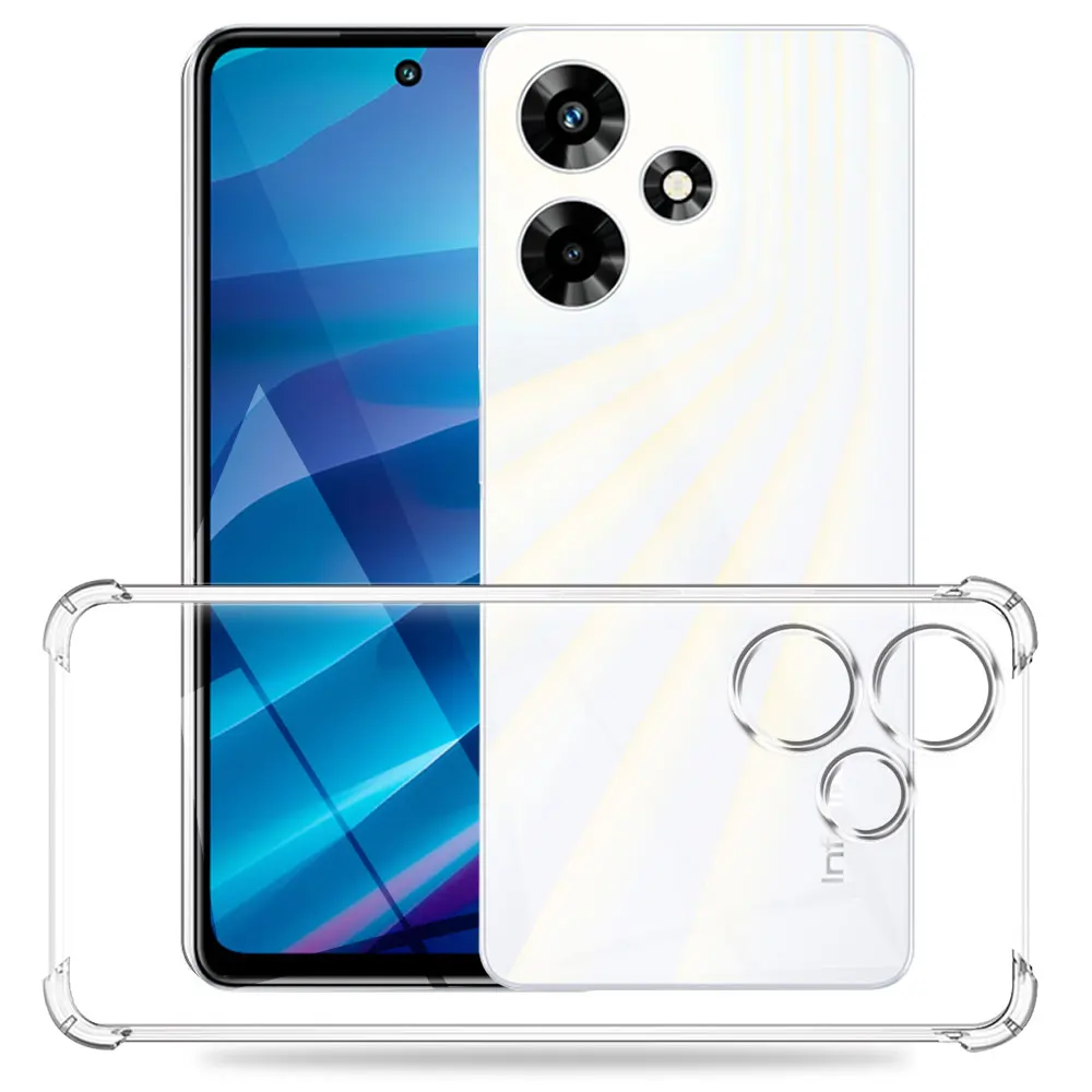 Silicone Soft Clear Shockproof Phone Cover - Premium Protective Case with NFC Compatibility