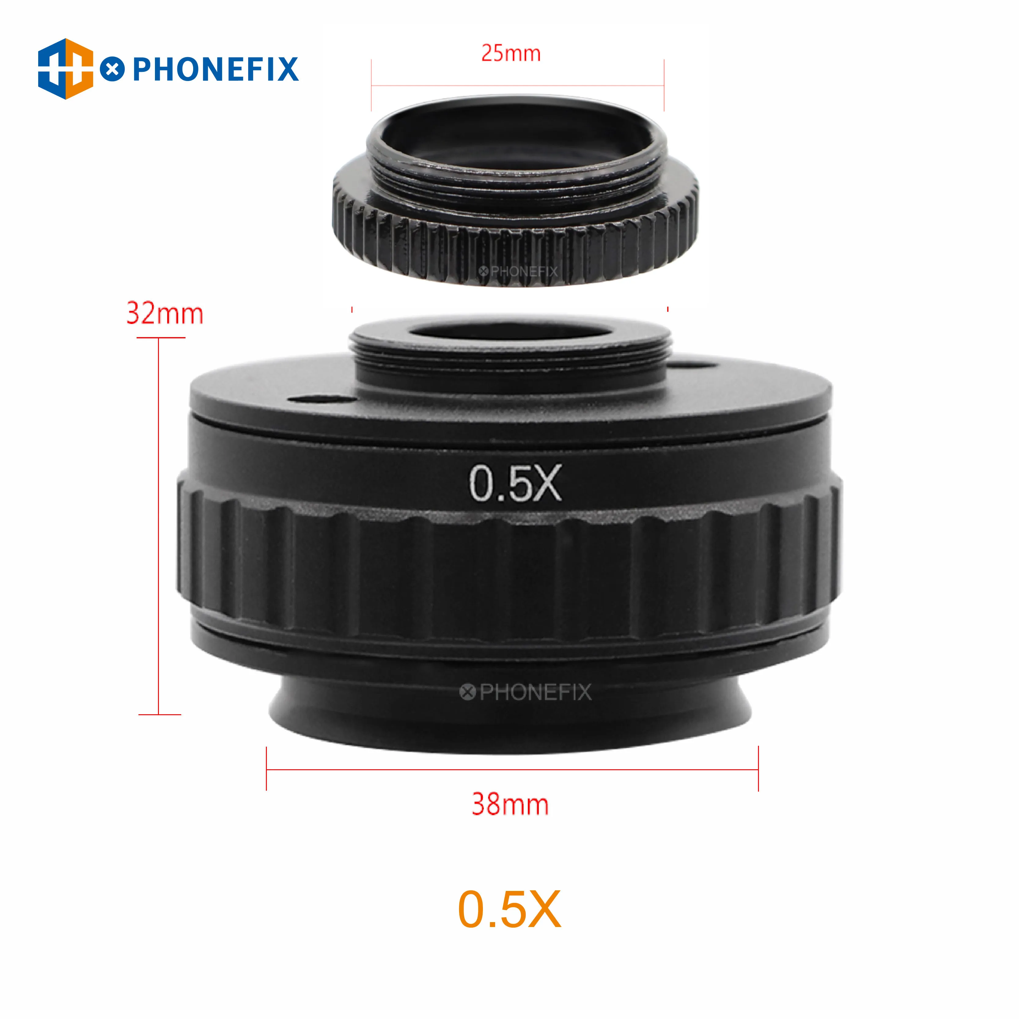 Mikroskop-Adapter Für Stereomikroskope - 25mm & 23,2mm Kameraanschluss Mit C-Mount