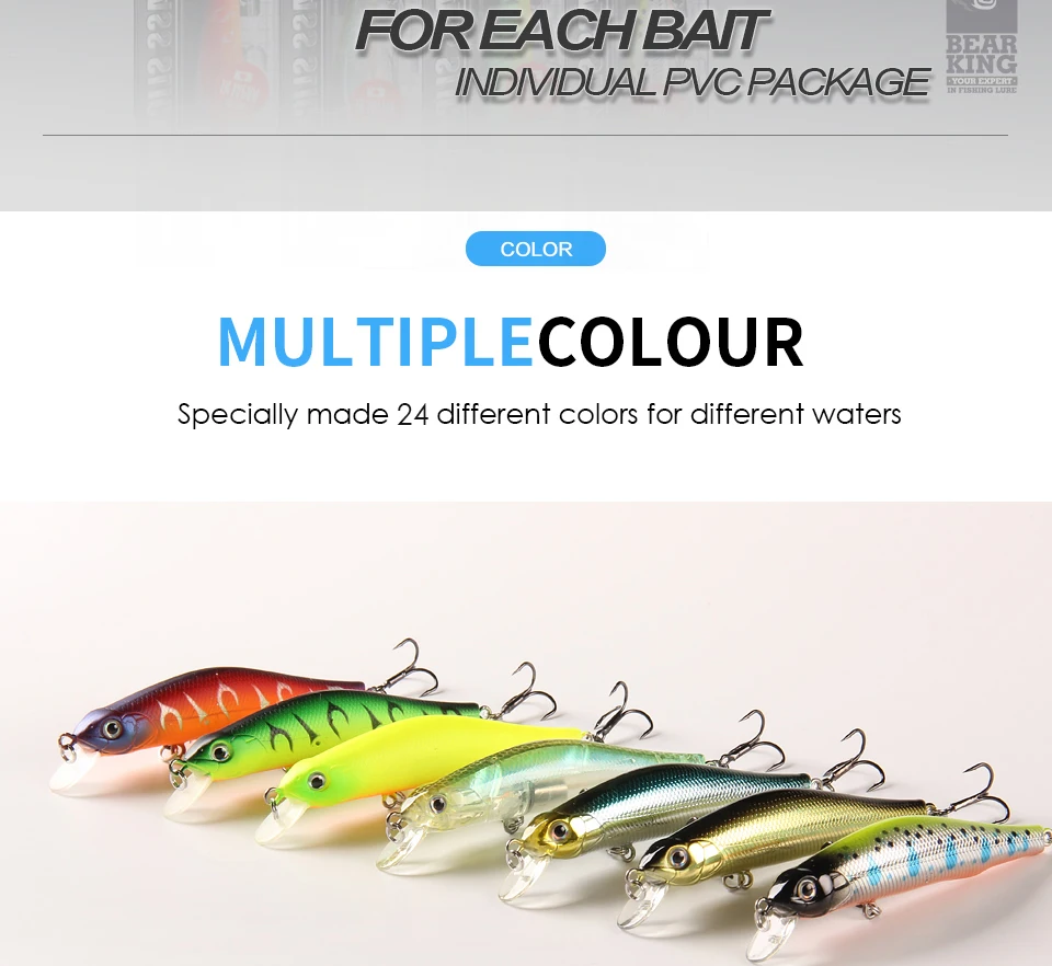 BEARKING 80mm 8,5g Professionelle Qualität Magnet Gewicht Angeln Lockt Minnow Kurbel Heißer Modell Künstliche Köder Tackle – Detail 12