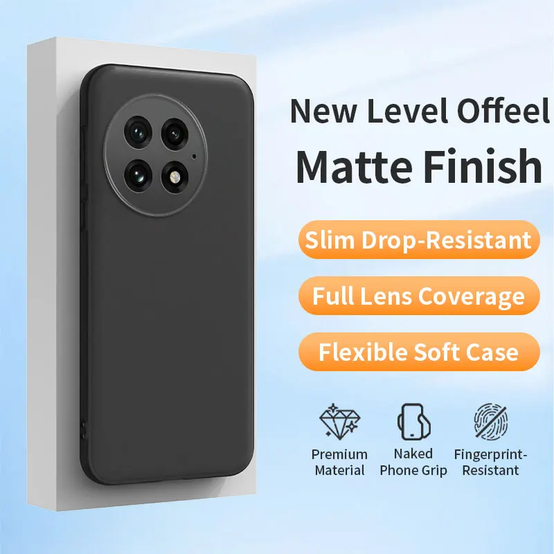 Ultra Thin Matte Shockproof Silicone Phone Case
