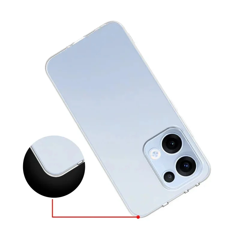 Transparent Shockproof Antiskid Phone Case - Soft Protective Coque Cover