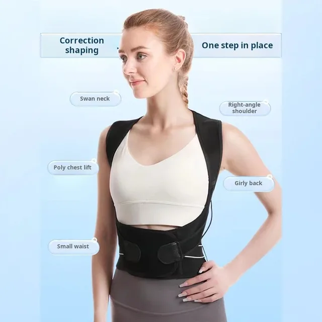 Adjustable Posture Corrector - Thoracic Support Brace for Hunched Back, Neck & Shoulder Pain Relief 2