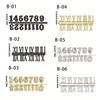 Precise 3CM Clock Numerals High Accuracy Arabic Number Roman Numerals Digital Clock Repair Tool Easy Installation 6