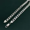 925 Sterling Silver Necklace, Unisex, Classic Chain, Wedding, Anniversary, Christmas Gift 2MM-12mm 20cm-70cm 5
