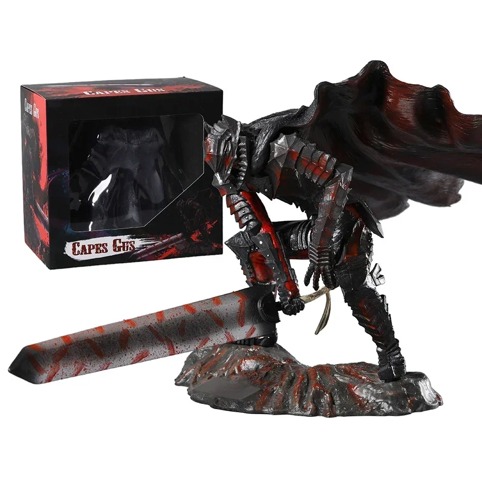 thumbnail image 1 of Figura de PVC de la armadura del espadachín negro Ver. Estatua de juguete, muñeca de regalo, 1 of 5