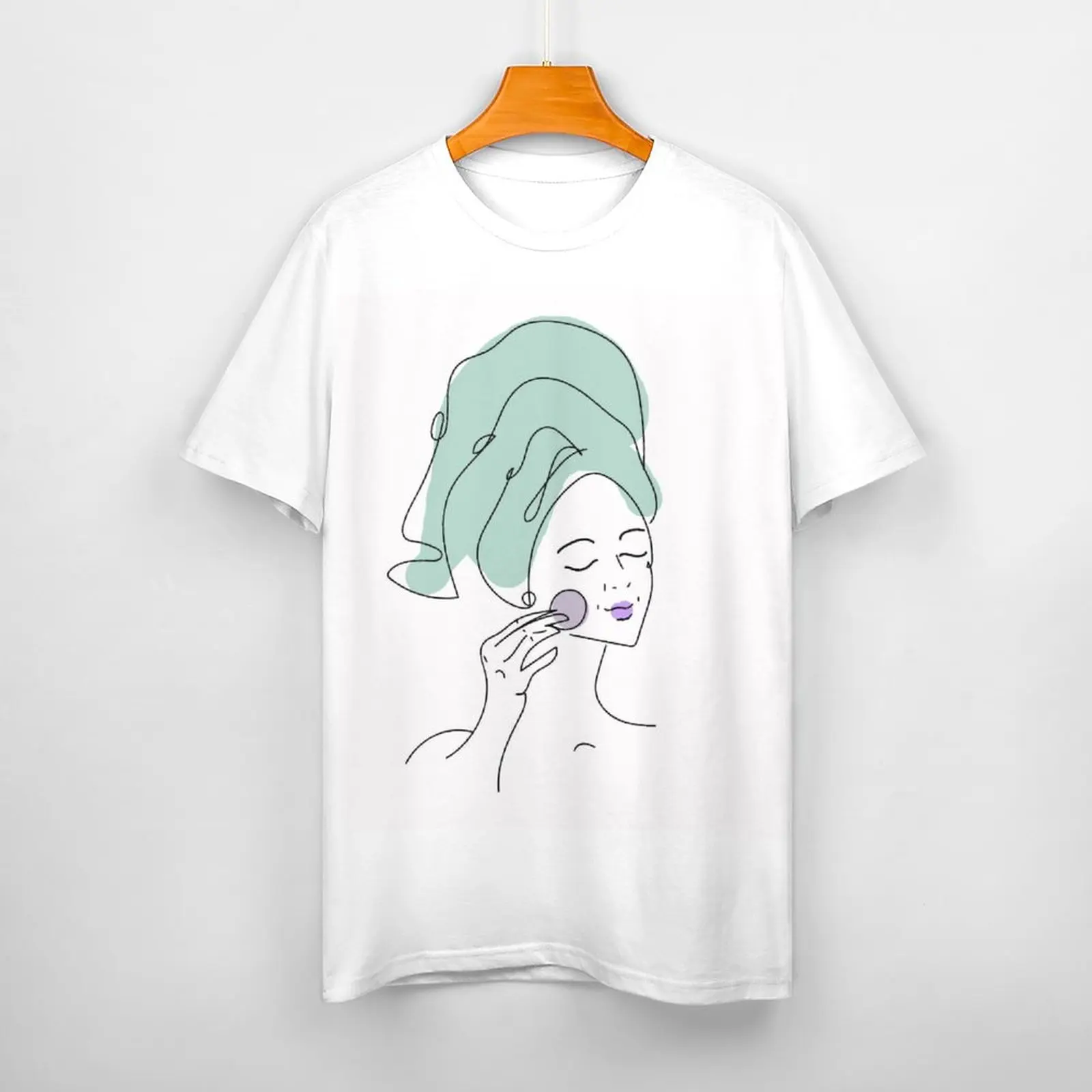 

Girls Cotton T-shirt Fashion Women, Skin Care, Makeup Female T-shirts with Print